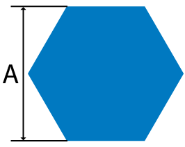 Brass hexagon bar cross section