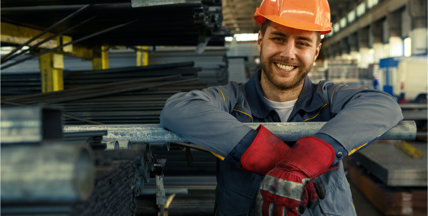 young metal worker